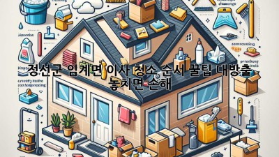 🏡✨ 정선군 임계면 이사, 청소 순서 꿀팁 대방출! 놓치면 손해 😭